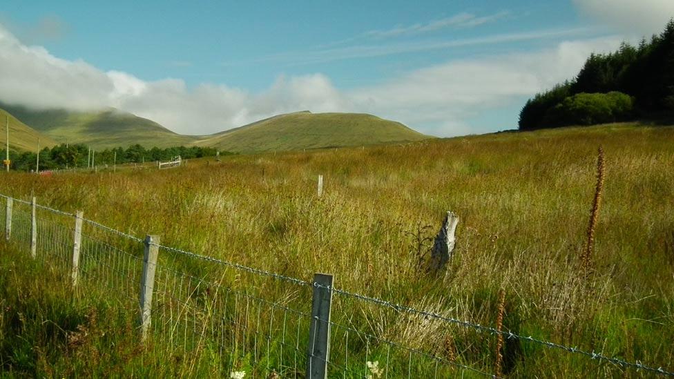 Early morning mist in the Brecon Beacons