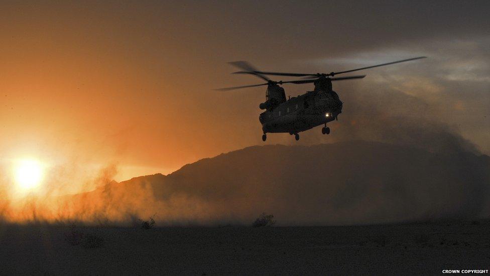 Chinook helicopter