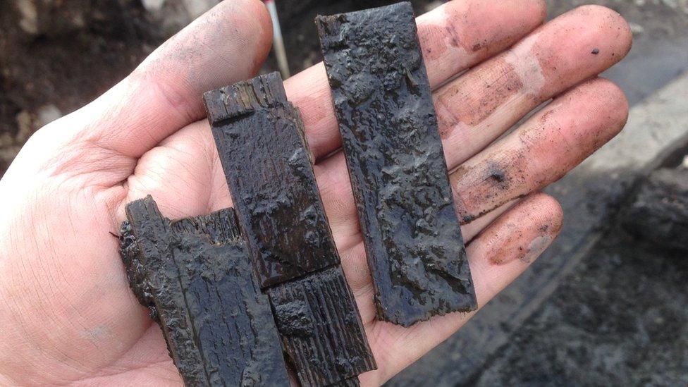 A stylus wax tablet found at Vindolanda