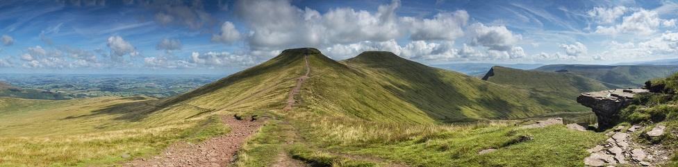 Facing east to Pen y Fan by Nigel Forster