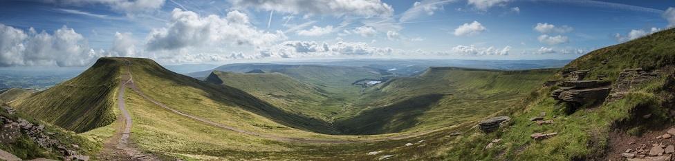 Facing south to Pen y Fan by Nigel Forster