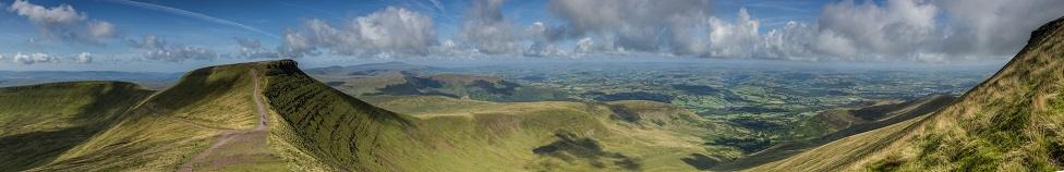 Facing north to Pen y Fan by Nigel Forster