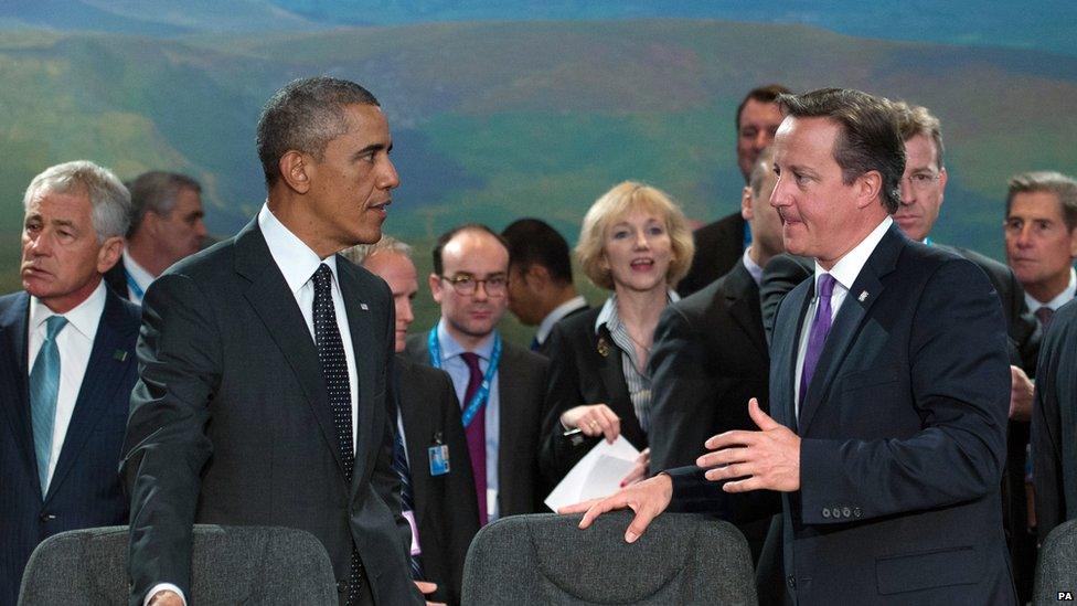 Barack Obama and David Cameron