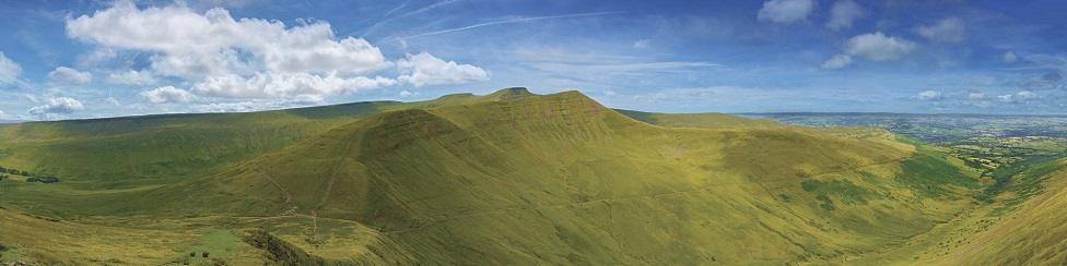 Facing west to Pen y Fan by Nigel Forster