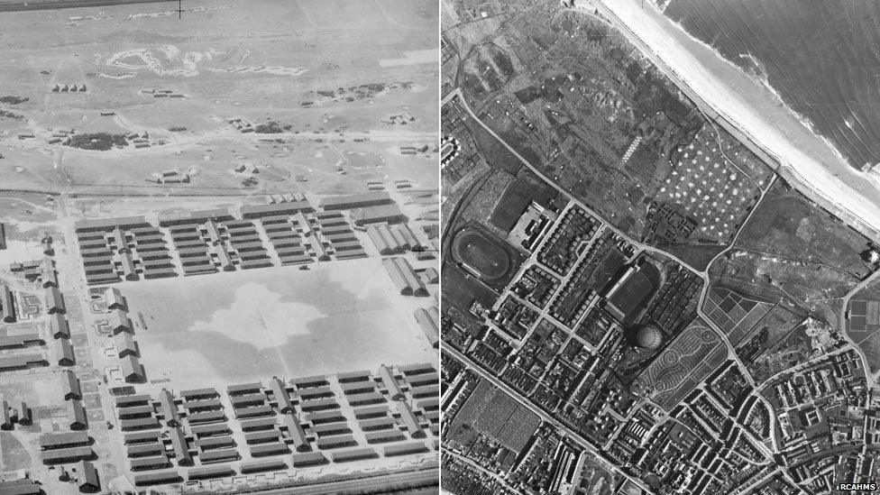 Aerial views of Gailes and Aberdeen