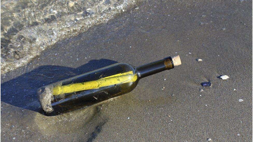 message in a bottle