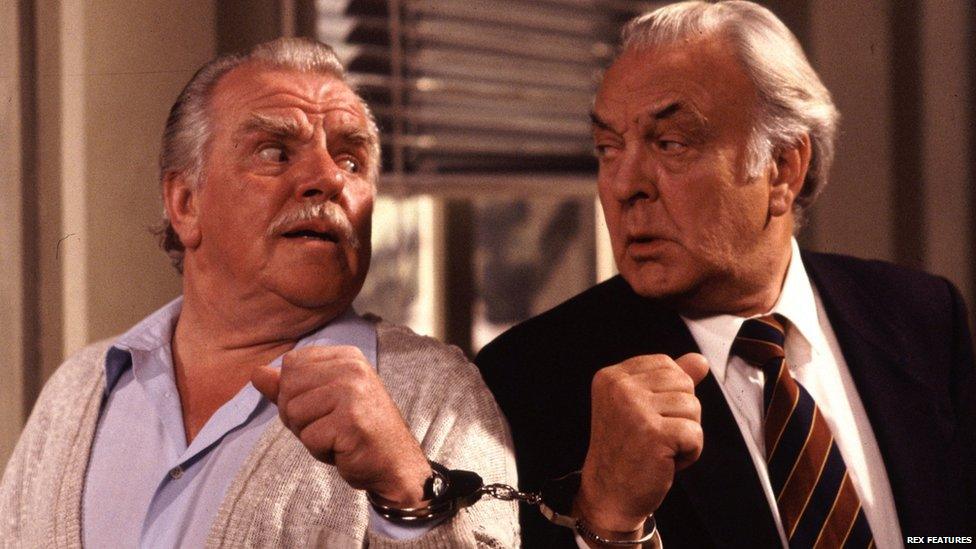 Windsor Davies and Donald Sinden in Never The Twain