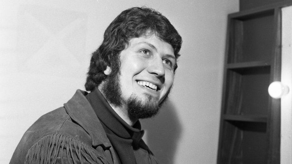 Dave Lee Travis at Radio 1 in 1967