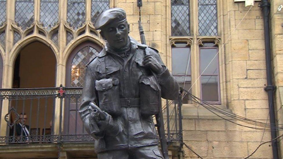 Memorial to the Durham Light Infantry