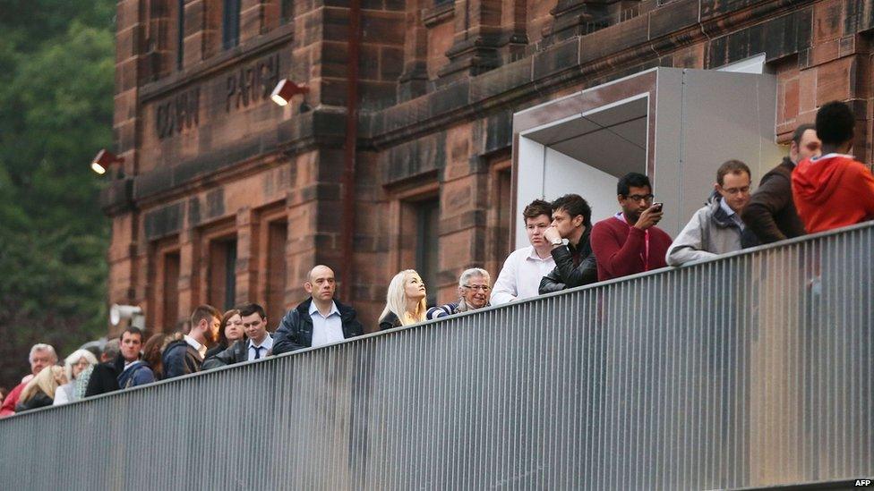 Glasgow polling queues