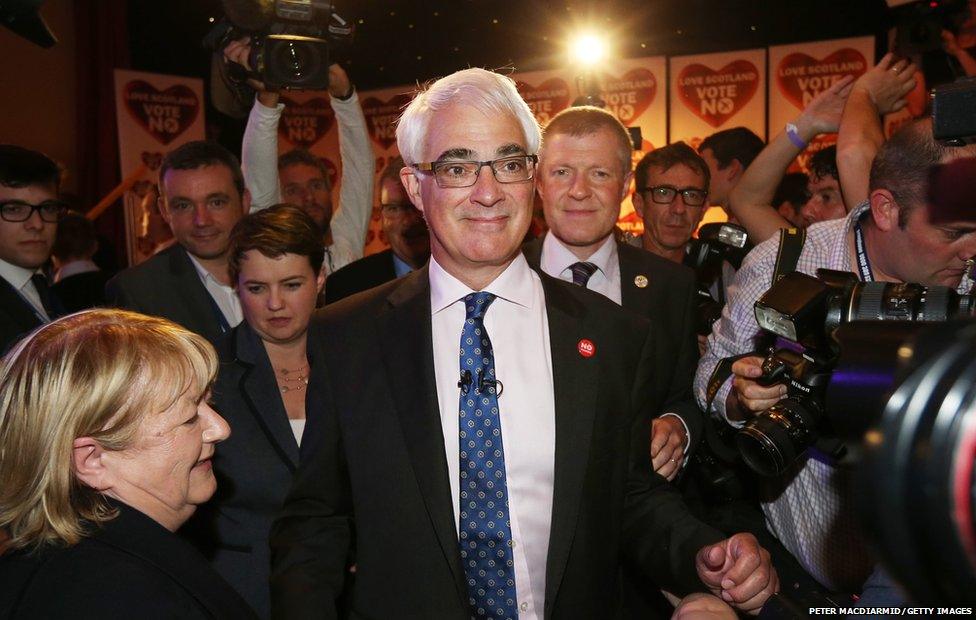 Alistair Darling, leader of "No" campaign