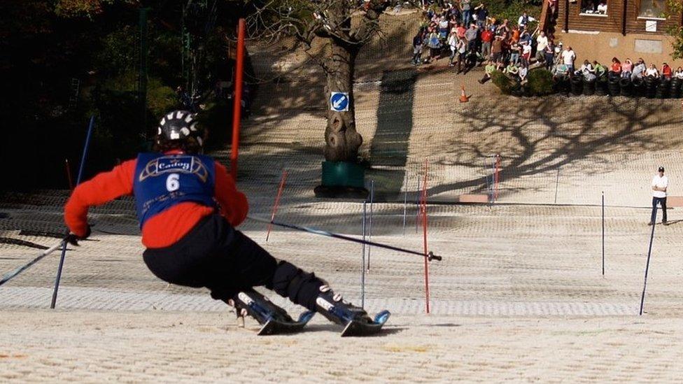 Tom Hales at Pontypool Ski Centre