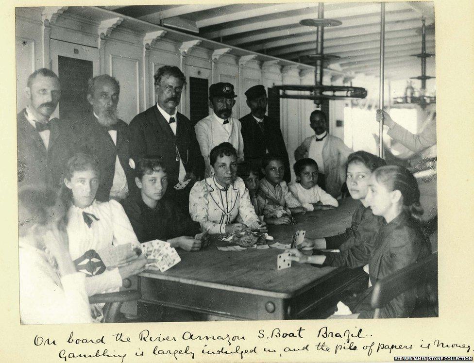 On board the River Amazon S.Boat Brazil in 893