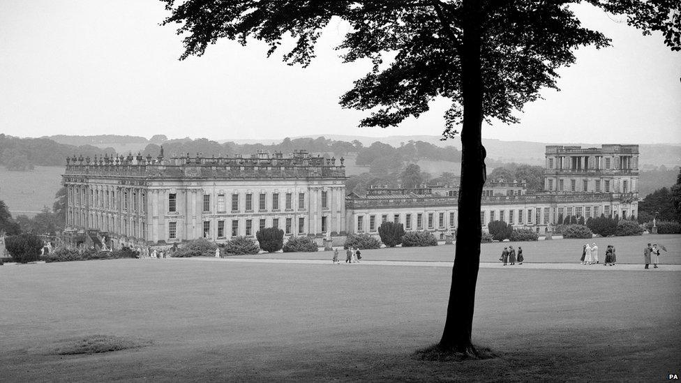 Chatsworth House in 1957