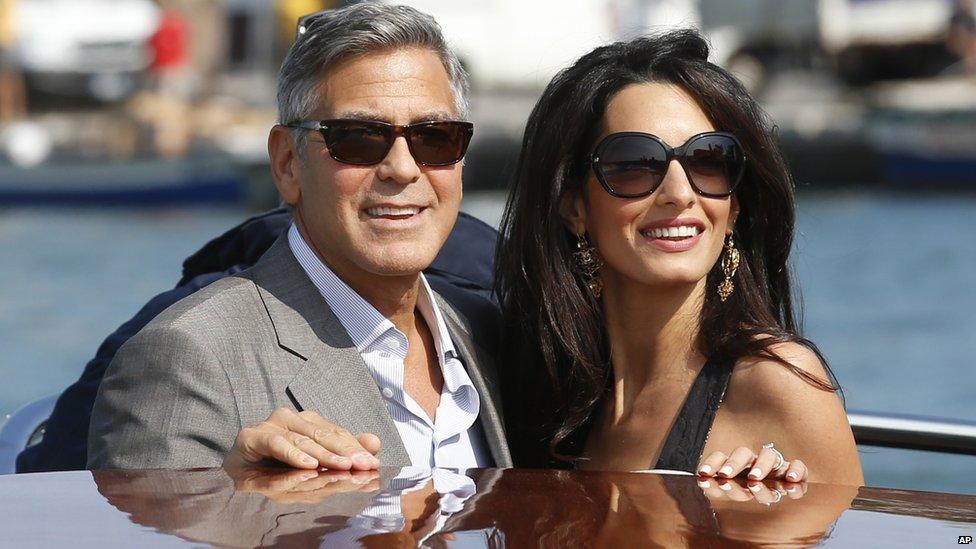 George Clooney and Amal Alamuddin