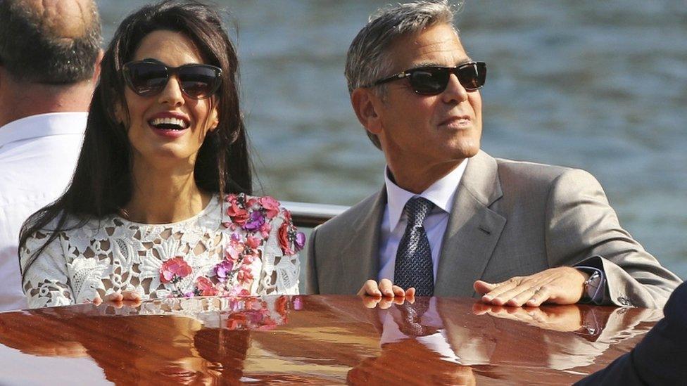 George Clooney and Amal Alamuddin