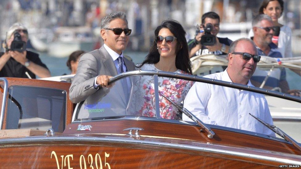 George Clooney and Amal Alamuddin