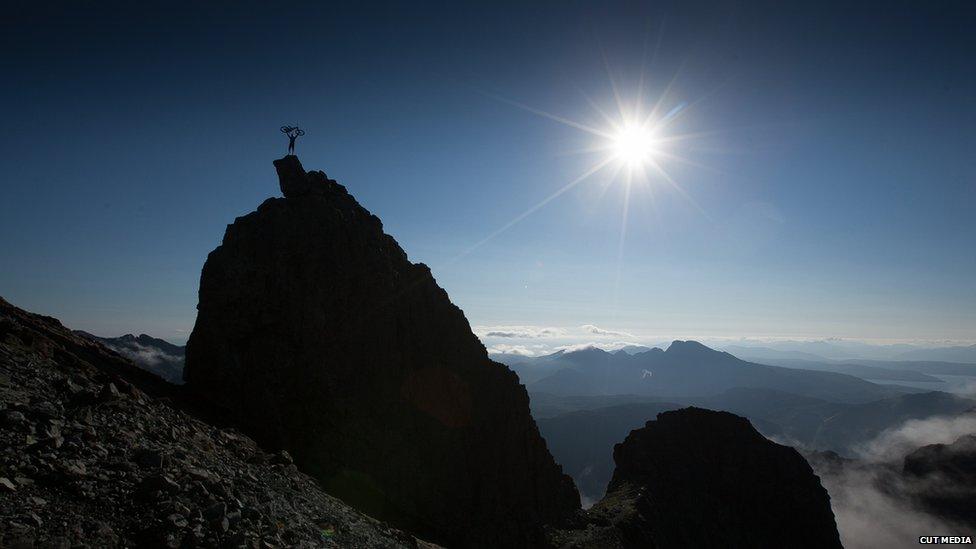 Danny Macaskill on Skye Ridge