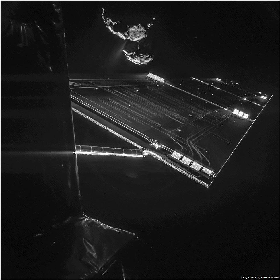 Philae selfie