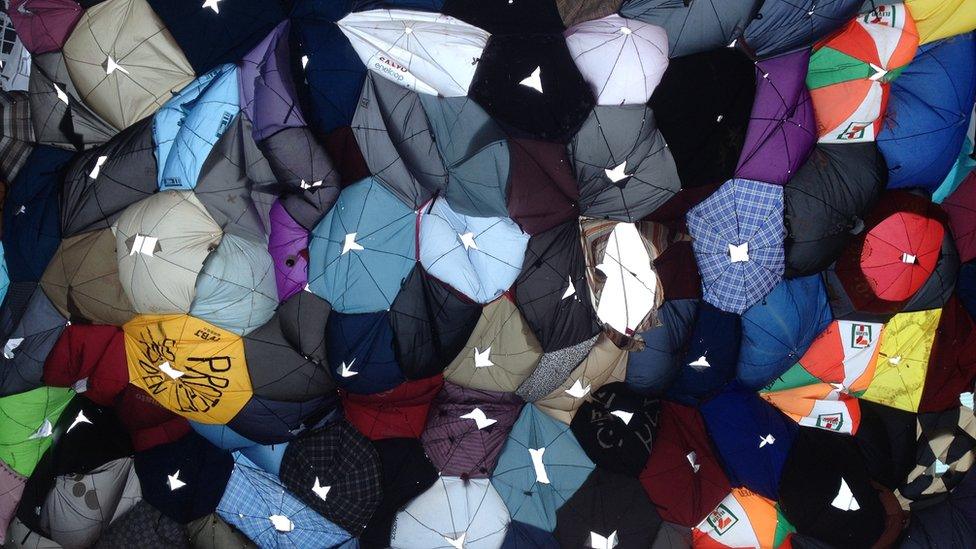 Umbrella patchwork