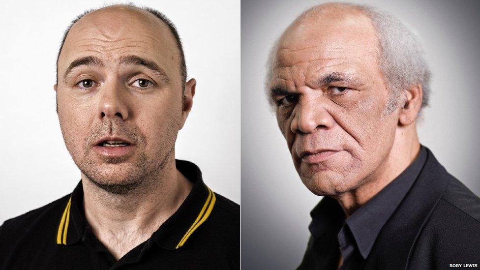 Karl Pilkington and Paul Barber