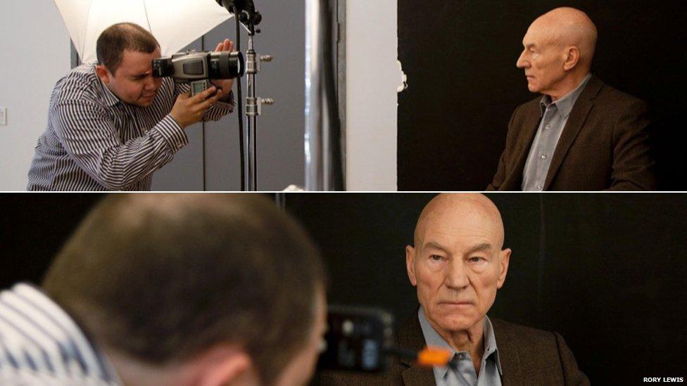 Rory Lewis and Sir Patrick Stewart