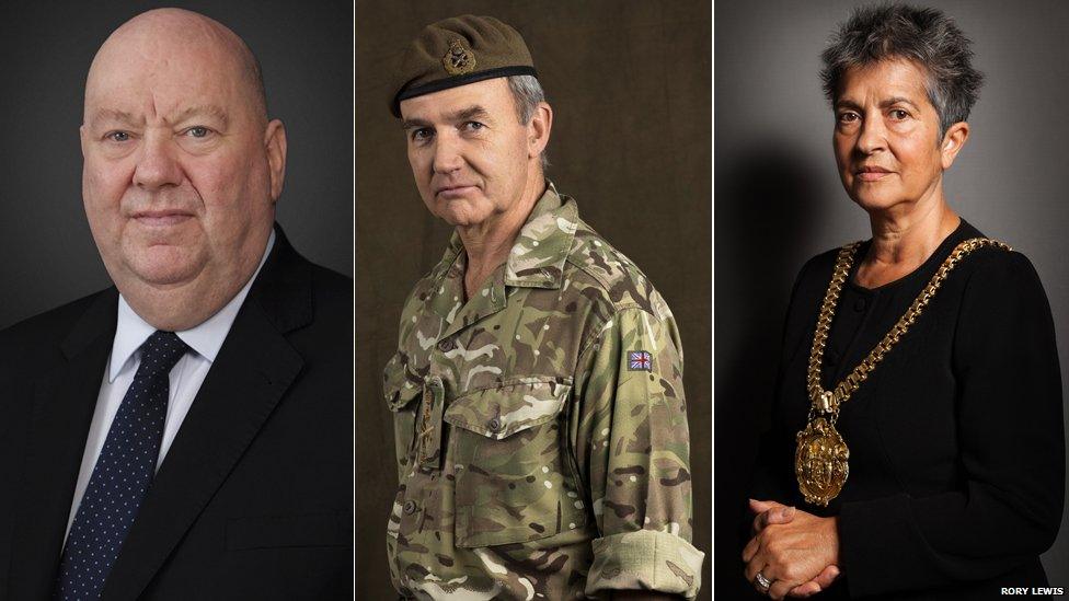 Joe Anderson, General Sir Nicholas Houghton, Erica Kemp