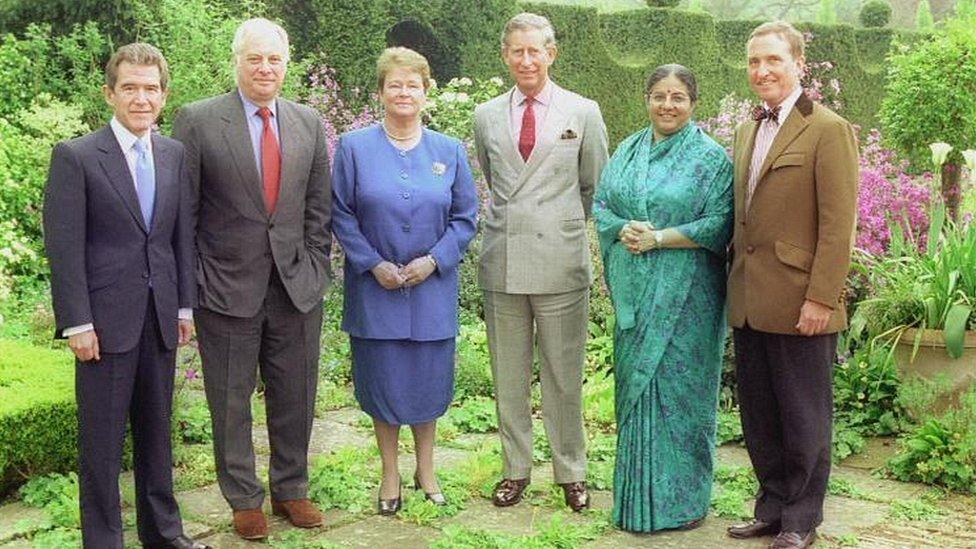 Sir John Browne; Sir Chris Patten; Gro Harlem Brundtland; HRH Prince Charles; Vandana Shiva and Prof Thomas Lovejoy