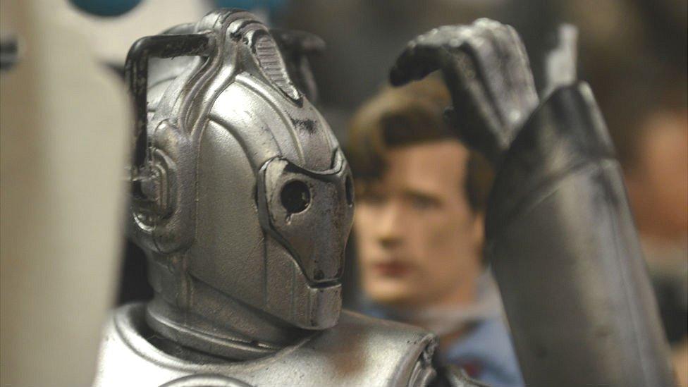 Cyberman and Doctor Who