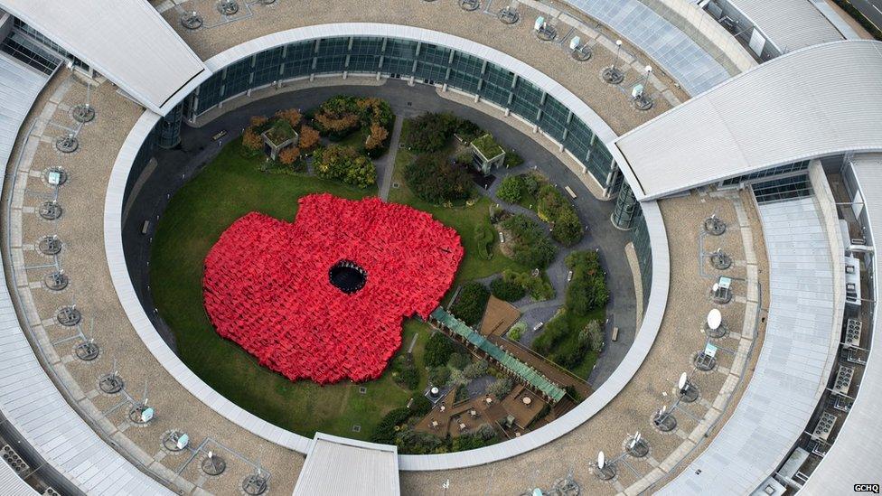 GCHQ and Gloucestershire Royal British Legion Poppy Appeal 2014