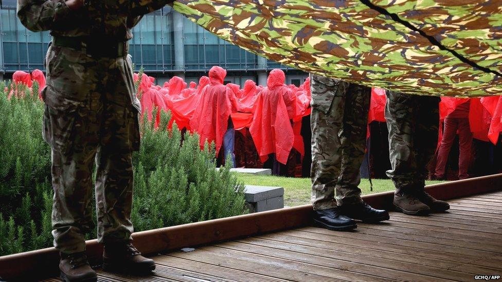 GCHQ and Gloucestershire Royal British Legion Poppy Appeal 2014