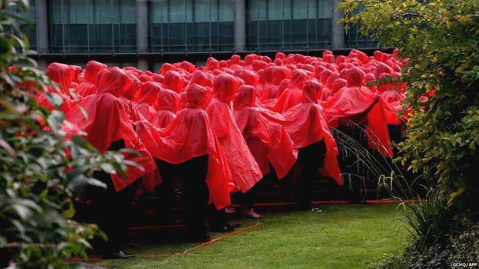 GCHQ and Gloucestershire Royal British Legion Poppy Appeal 2014