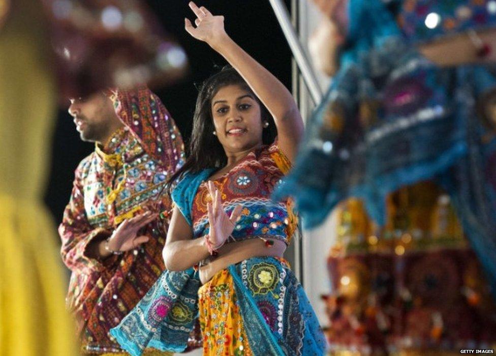 Dancers from De Montfort University