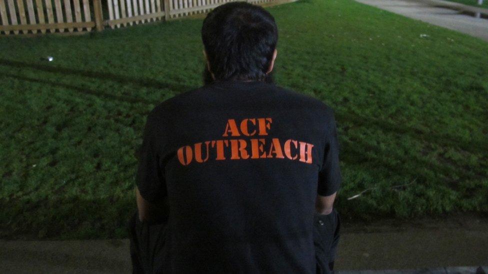 Person wearing ACF shirt