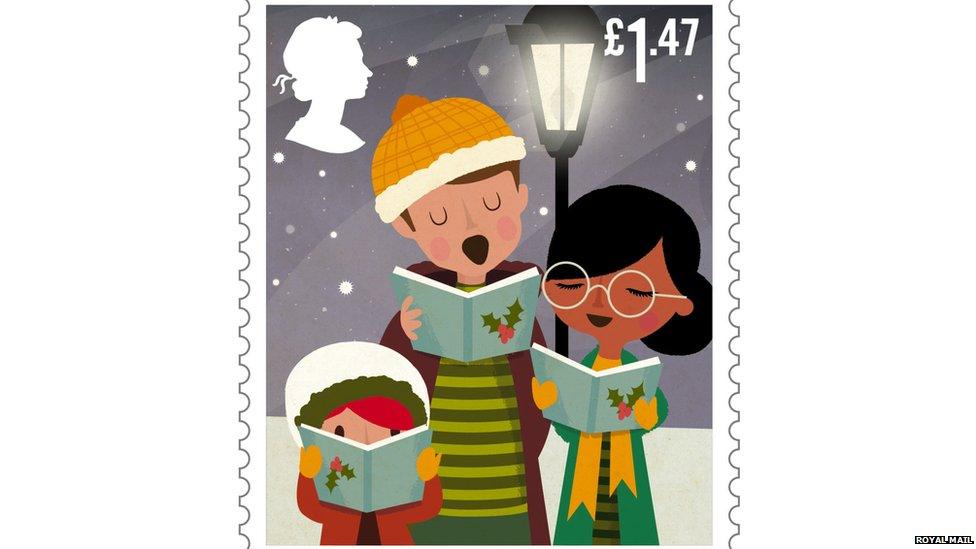 Royal Mail Christmas stamp