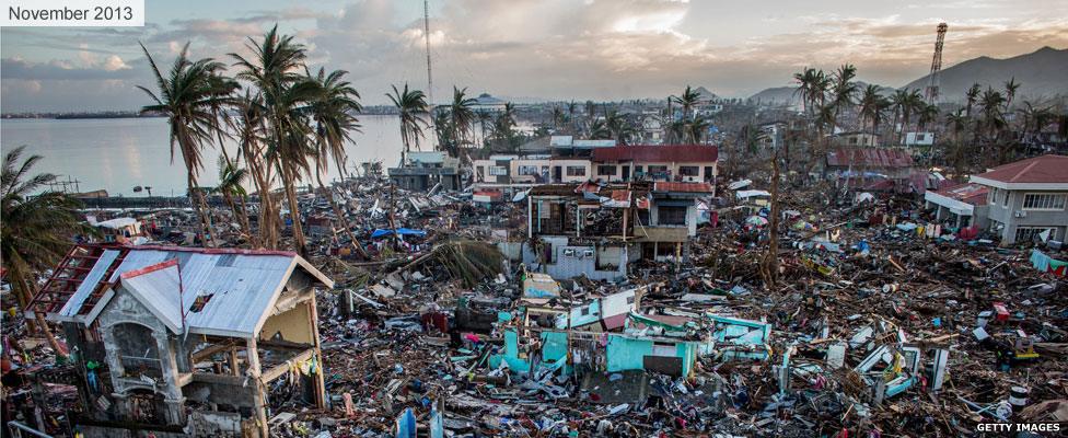 Magallanes district, Tacloban, after Typhoon Haiyan