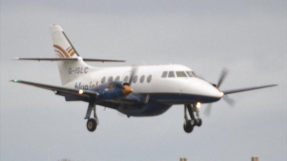 Blue Islands Jetstream plane