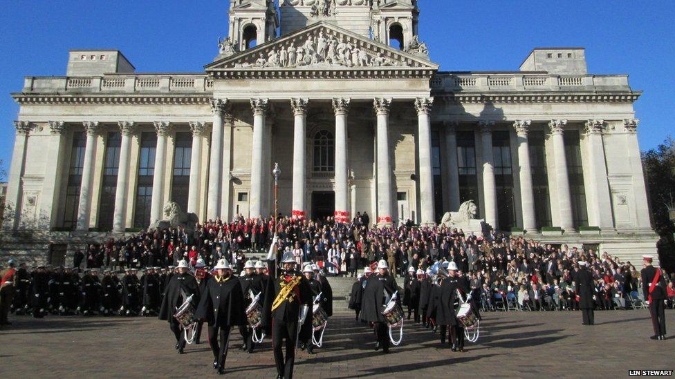 Portsmouth Guildhall Remembrance Service