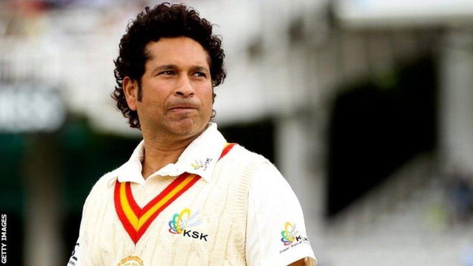 Former India captain Sachin Tendulkar