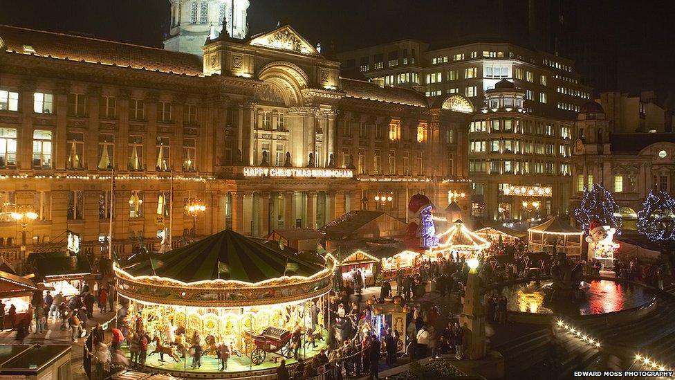 Crowds at the German Market