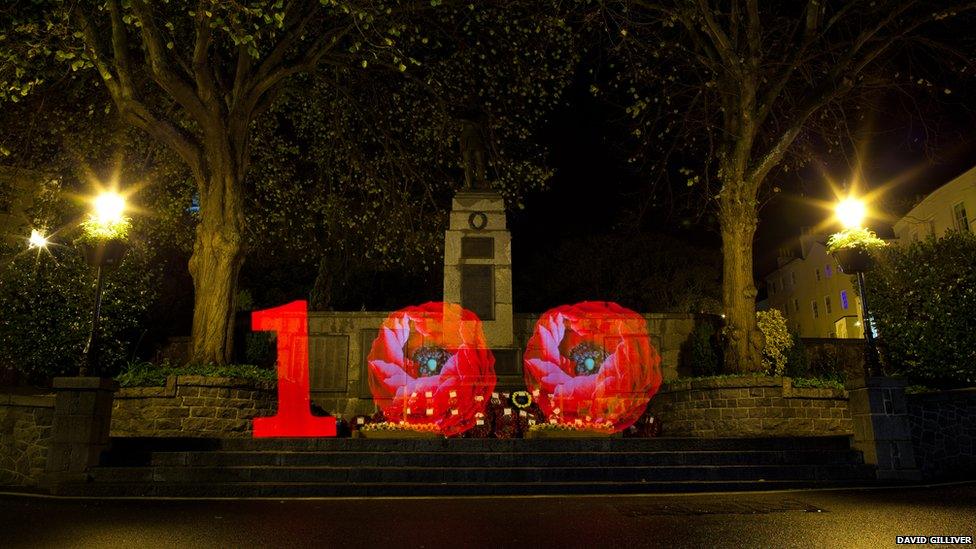 A light painting of Poppies taken next to the WWI memorial here in Guernsey in the Channel Islands.