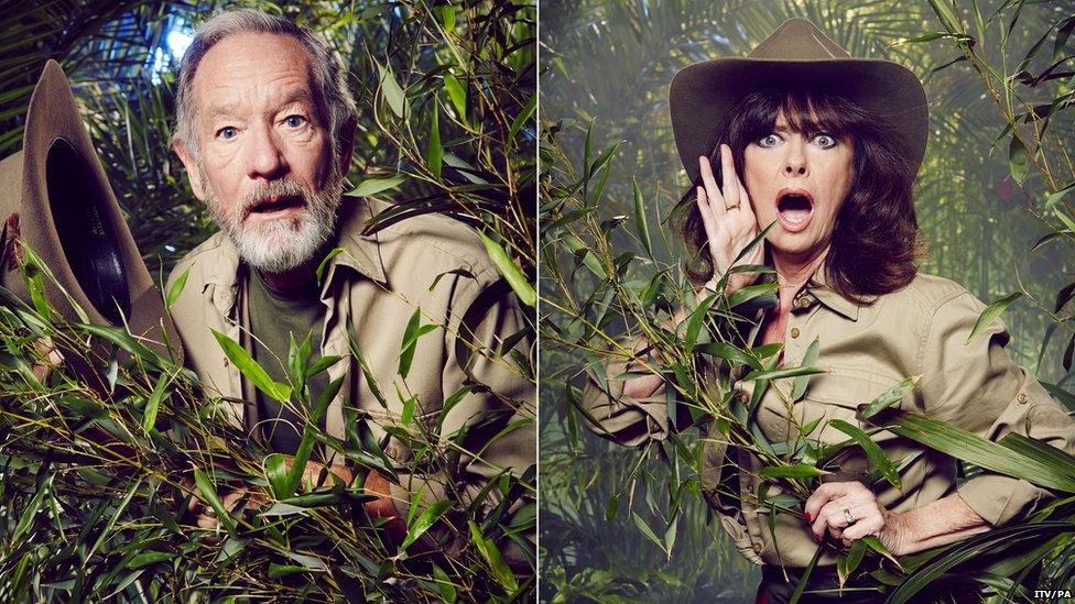 Michael Buerk and Vicki Michelle