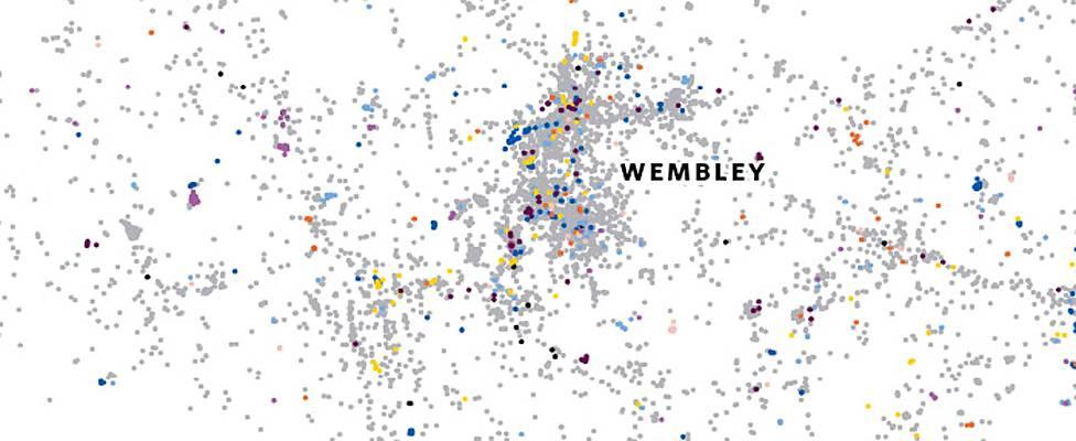 Tweets by home country (Sept 2012 - Nov 2013) (source: Alistair Leak and Muhammad Adnan from UCL London, Twitter)