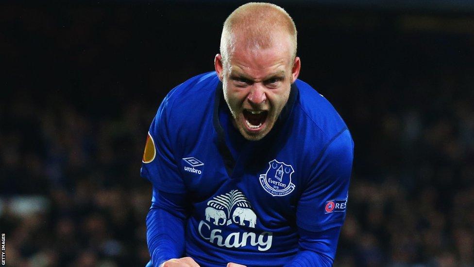 Everton forward Steven Naismith