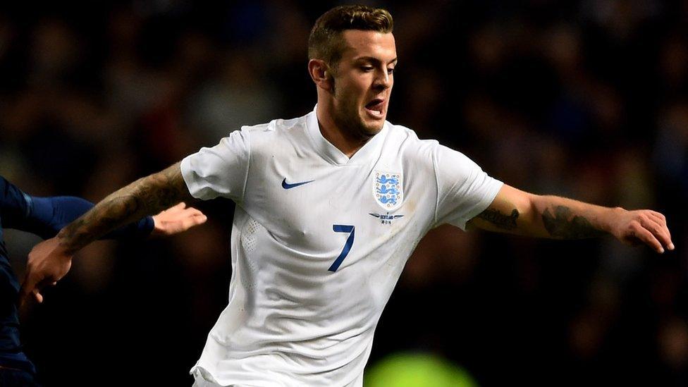 England midfielder Jack Wilshere