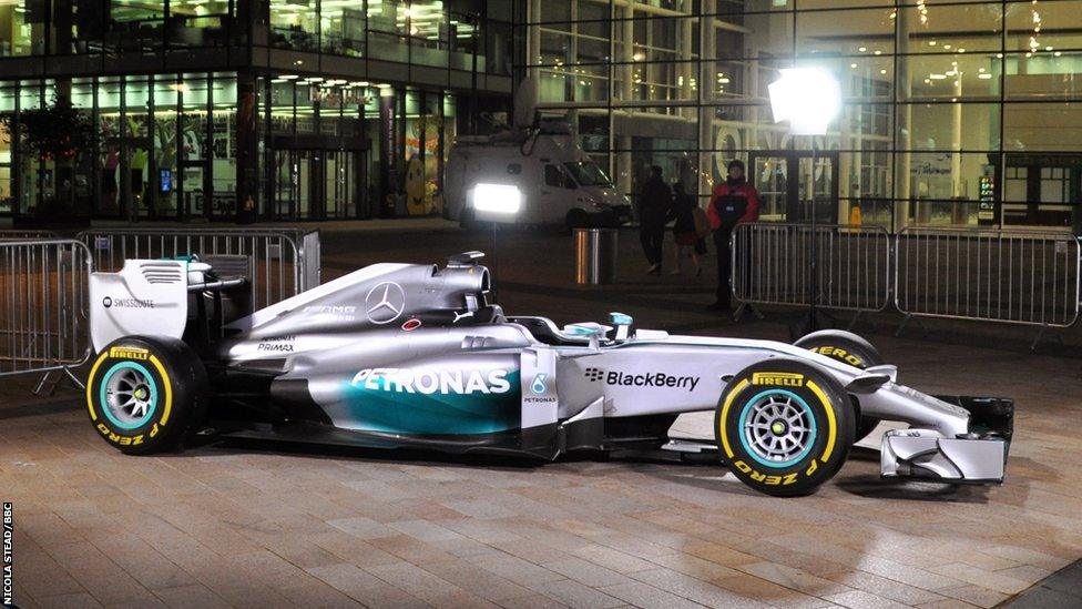 Mercedes F1 team