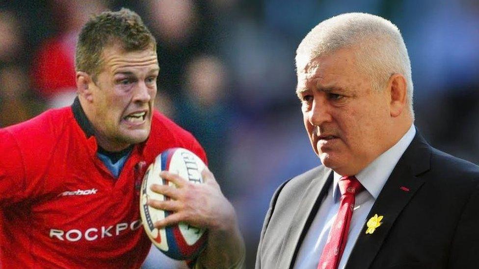 Gareth Llewellyn and Warren Gatland