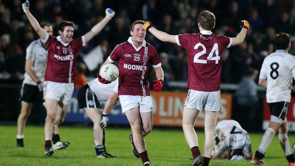 Slaughtneil won their first ever Ulster Club Championship by edging a 1-10 to 1-09 victory over St Enda's of Omagh