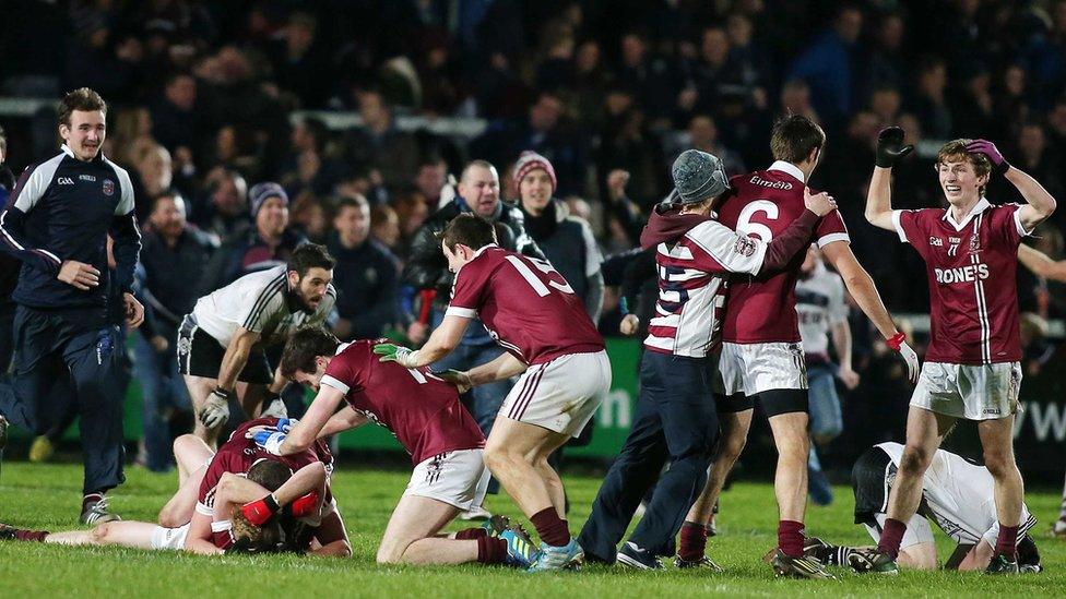 Both teams were making their first appearance in the Ulster club final and it was Slaughtneil who shaded a one-point win over Omagh