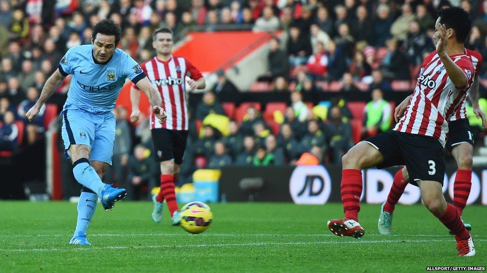 Frank Lampard scores